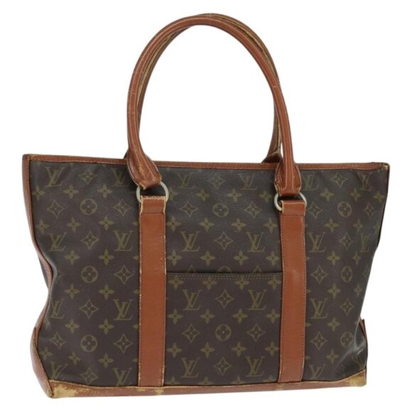LOUIS VUITTON Monogram Sac Weekend PM Hand Bag M42425 LV Auth 150361 - Picture 1 of 16